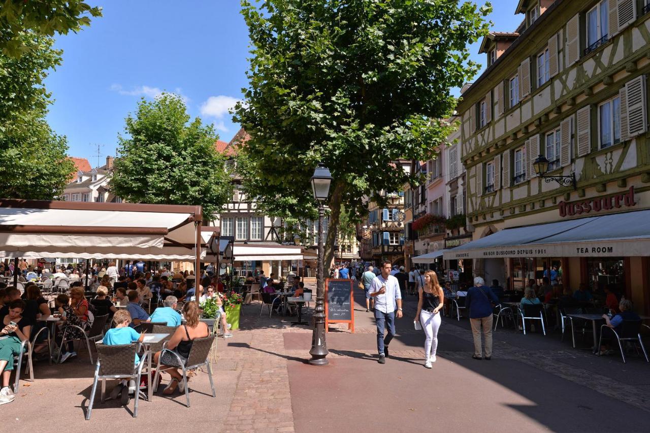 Suite Le Splendide Du Centre Historique Avec Climatisation Colmar Luaran gambar